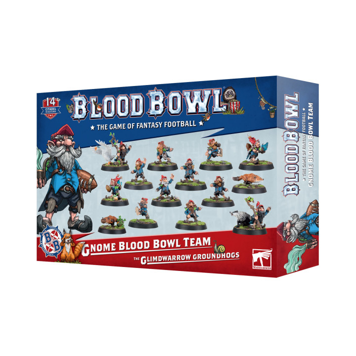 Gnome Blood Bowl Team: The Glimdwarrow Groundhogs - MINIS