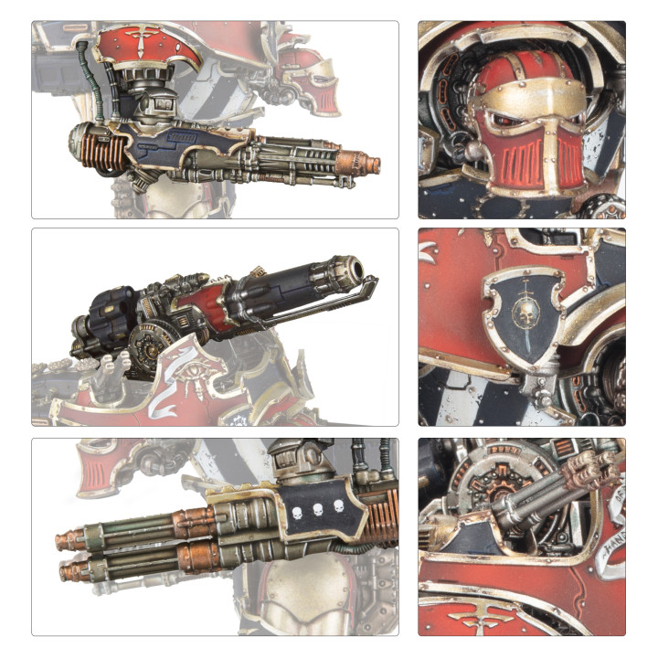 Legions Imperialis: Warbringer Nemesis Titan with Quake Cannon, Volcano Cannon, and Laser Blaster - MINIS