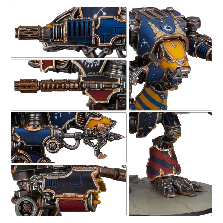 Legions Imperialis: Warhound Titans con Ursus Claws e Melta Lances - FIGURE