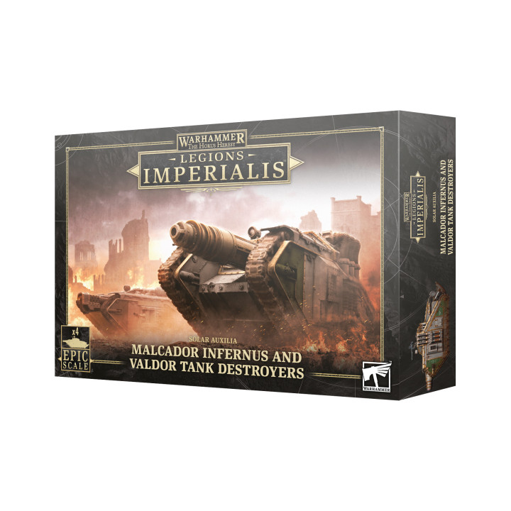 Legions Imperialis: Malcador Infernus and Valdor Tank Destroyers - MINIS