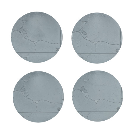 Pack de Socles Ronds Legions Imperialis de 50mm