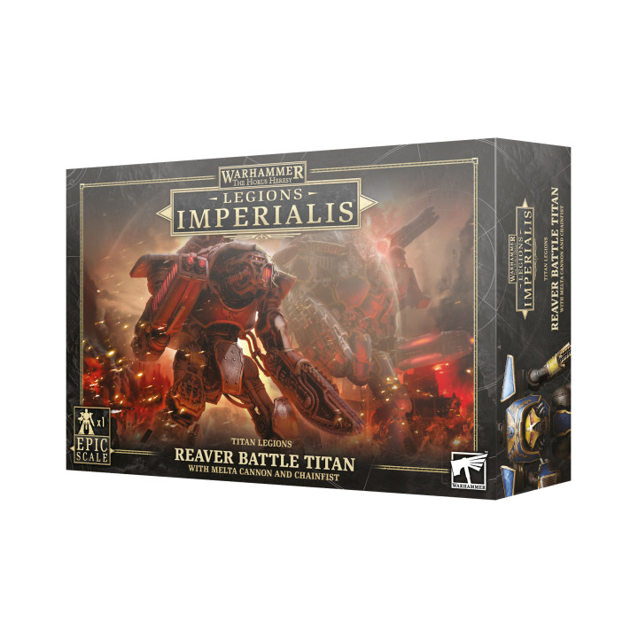 Legions Imperialis: Reaver Battle Titan mit Melta Cannon und Chainfist - FIGURINEN