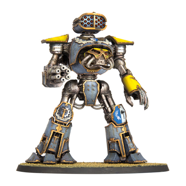 Legions Imperialis: Reaver Battle Titan con Power Fist e Gatling Blaster - LEGIONI IMPERIALI
