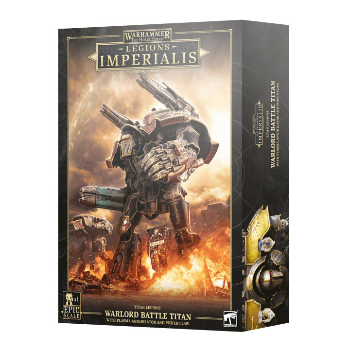 FIGURINES - Legions Imperialis: Warlord Titan mit Power Claw und Plasma Annihilator