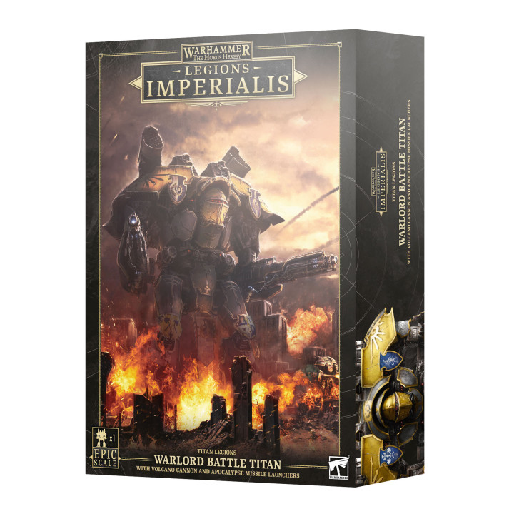 Legions Imperialis: Warlord Titan mit Volcano Cannons und Apocalypse Missile Launcher - IMPERIALISTISCHE LEGIONEN