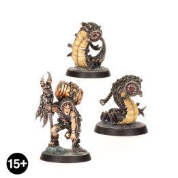 Outland Beastmaster with Millisaurs - NECROMUNDA