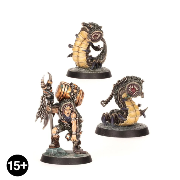 Outland Beastmaster with Millisaurs - NECROMUNDA