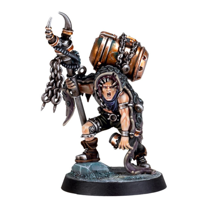 Outland Beastmaster with Millisaurs - NECROMUNDA