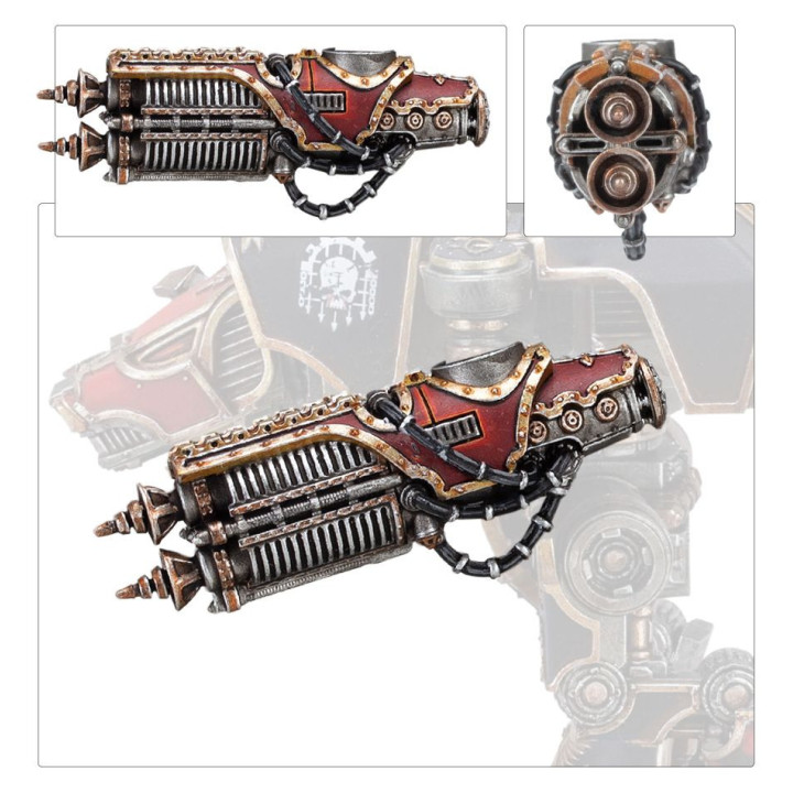 Adeptus Titanicus - Warhound Titan Conversion Beam Dissolutor - TITANICUS ADEPTUS