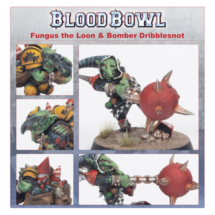 BLOOD BOWL - Fungus The Loon and Bomber Dribblesnot