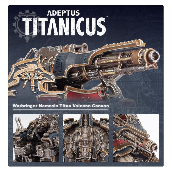 ADEPTUS TITANICUS - Warbringer Nemesis Titan Belicosa Volcano Cannon
