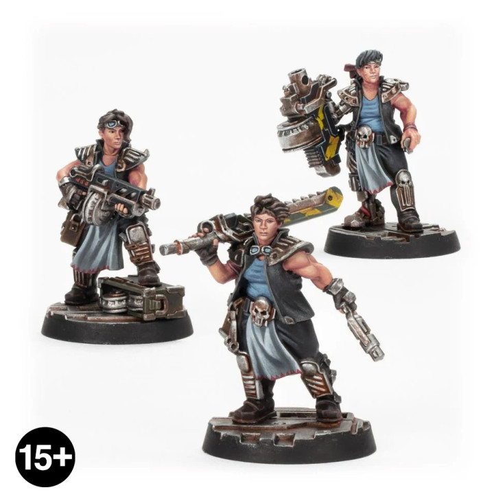 NECROMUNDA - Orlock Champion and Gangers