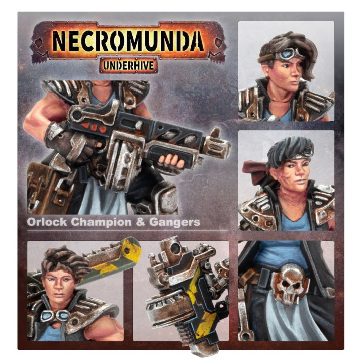 NECROMUNDA - Orlock Champion and Gangers