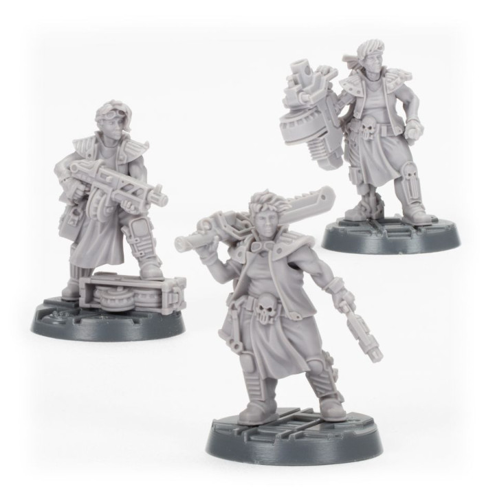 NECROMUNDA - Orlock Champion and Gangers