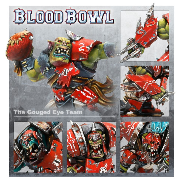BLOOD BOWL - Équipe de Blood Bowl d'Orques: Gouged Eye