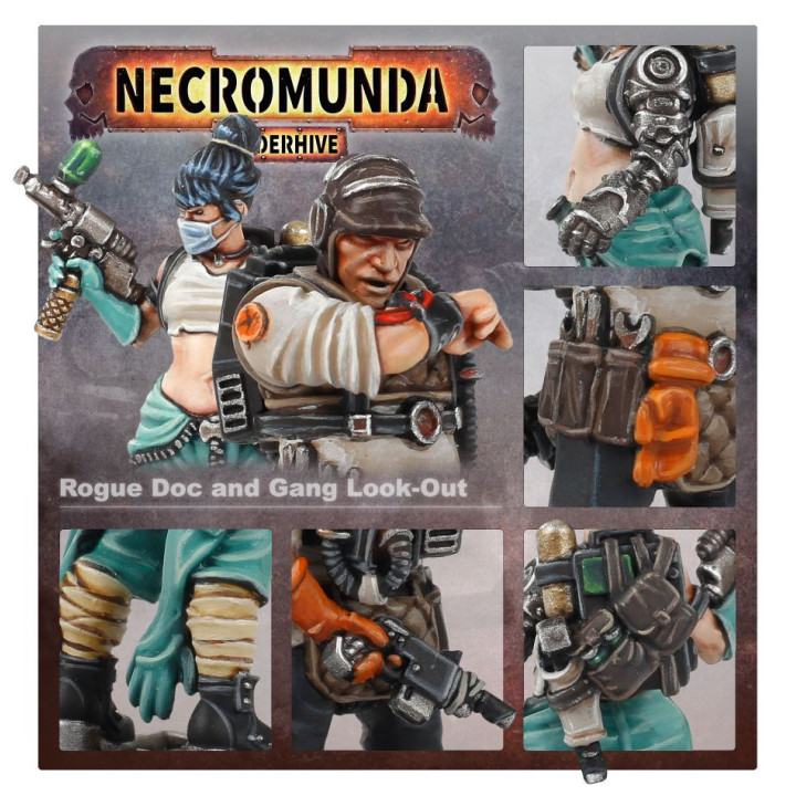 NECROMUNDA - Rogue Doc and Gang Look-out