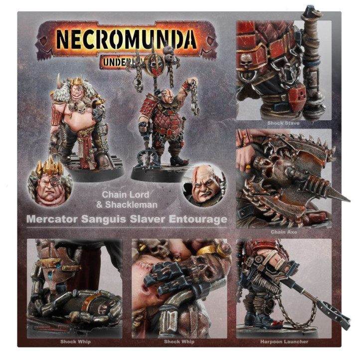NECROMUNDA - Mercator Sanguis Slaver Entourage