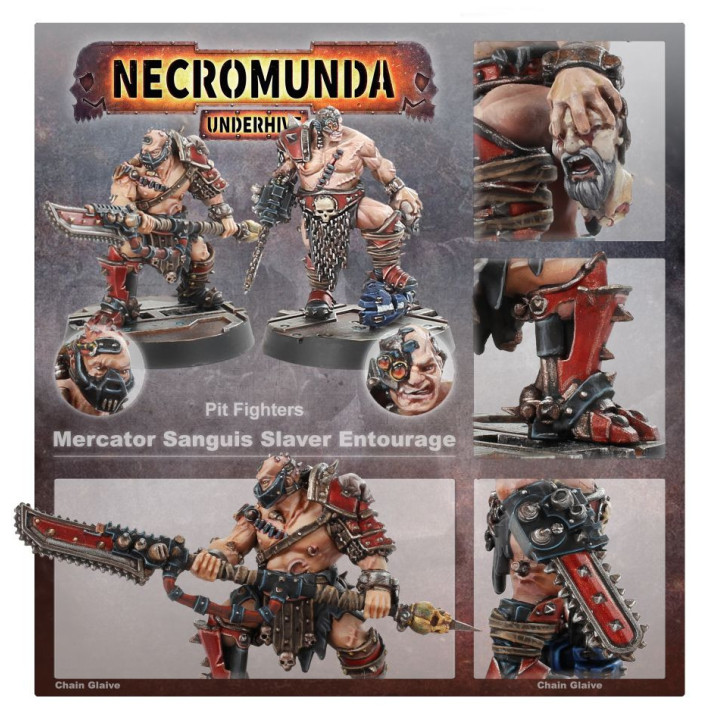 NECROMUNDA - Mercator Sanguis Slaver Entourage