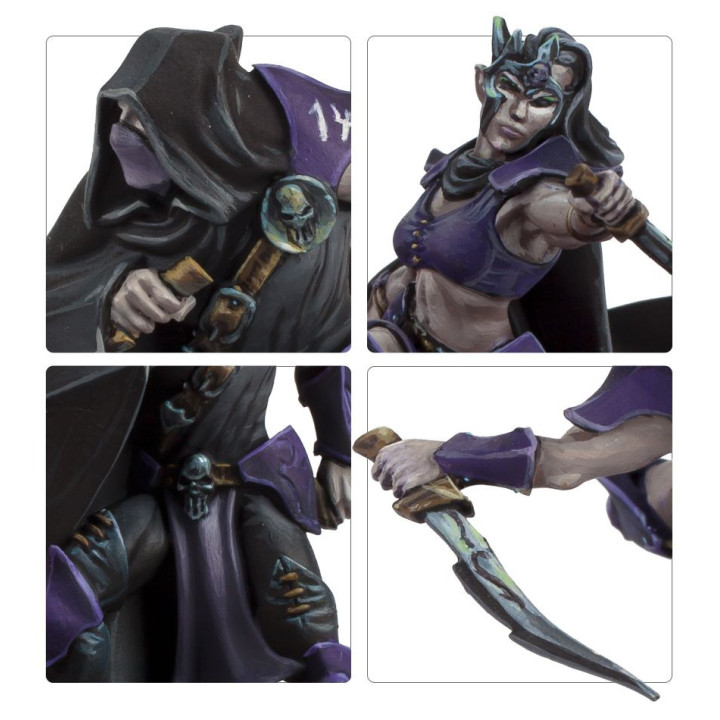 BLOOD BOWL - Dark Elf Assassins