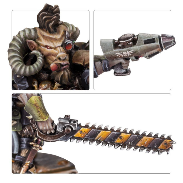 Gor Half-horn, Beastman Bounty Hunter - NECROMUNDA
