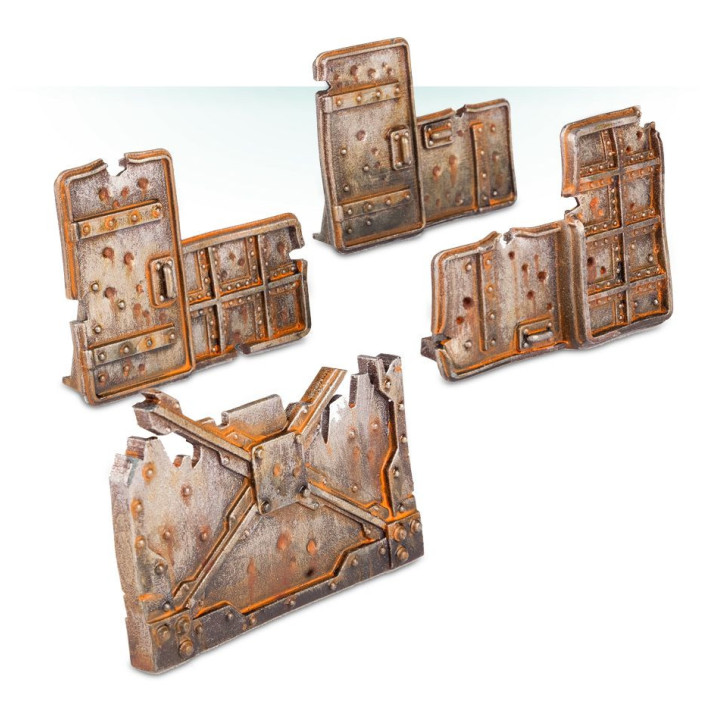 NECROMUNDA - Barricades et Objectifs Necromunda