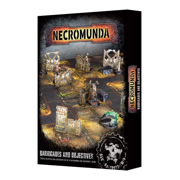 NECROMUNDA - Barricades et Objectifs Necromunda