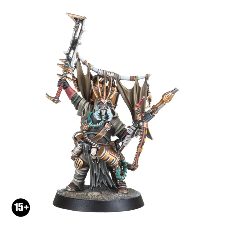 NECROMUNDA - Chieftain with Venom Caster