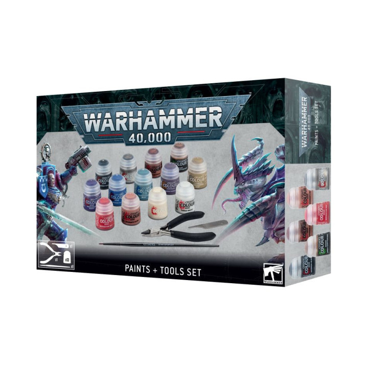 Warhammer 40,000: Paints + Tools Set - MINIS