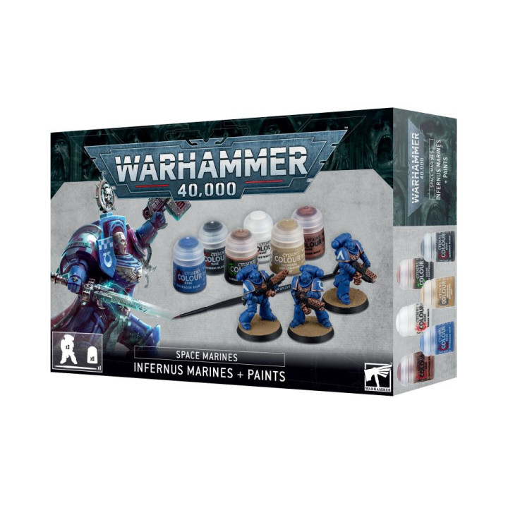 Space Marines: Infernus-Marines + Farbset - FIGURINEN