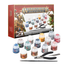 PEINTURES - Warhammer Age of Sigmar: Set Peinture + Outils