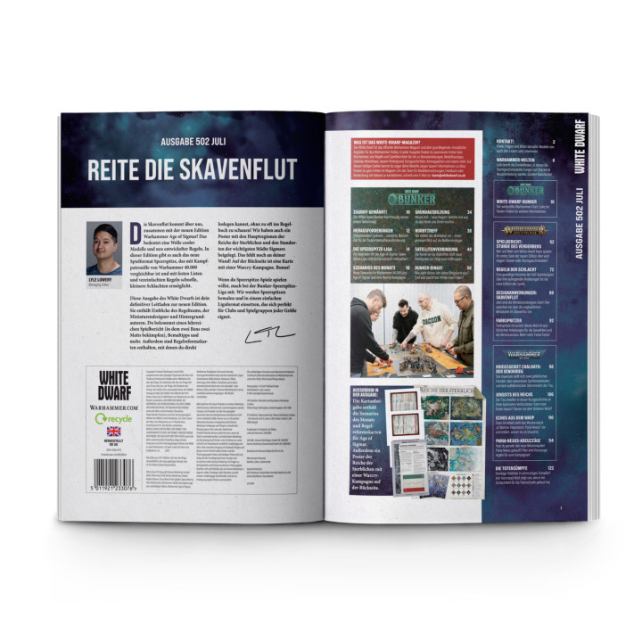 WHITE DWARF - White Dwarf 502 (Deutsch)