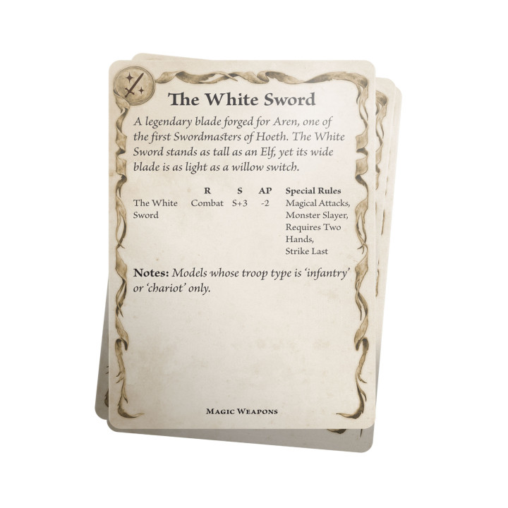 HIGH ELF - High Elf Realms Reference Card Pack