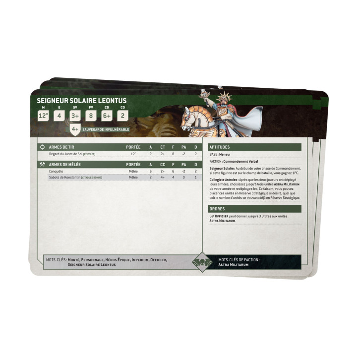 Datasheet Cards: Astra Militarum - BOOKS