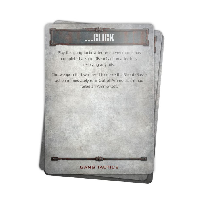 Necromunda: Core Gang Tactics Cards - FIGURE