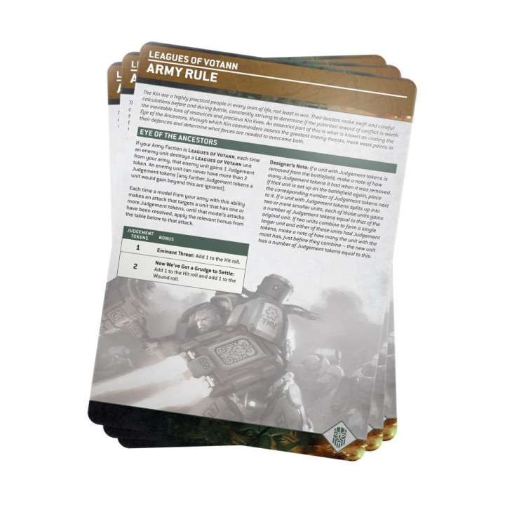 Index: Leagues of Votann - SCHEDE INDICE