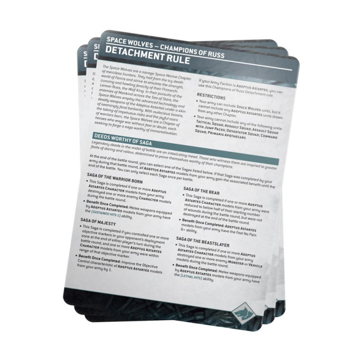 Index: Space Wolves (Deutsch) - INDEX CARDS
