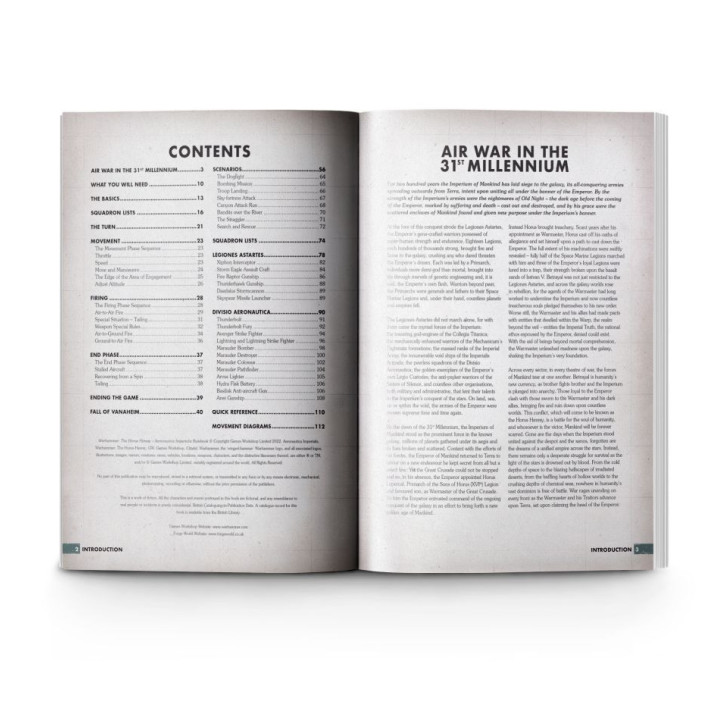 Warhammer: The Horus Heresy - Aeronautica Imperialis Rulebook - AERONAUTICA IMPERIALIS