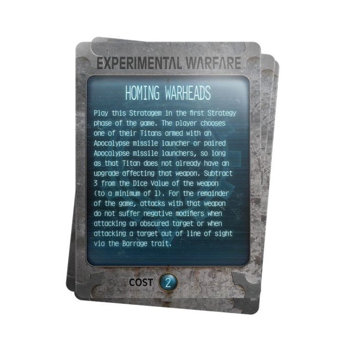ADEPTUS TITANICUS - Adeptus Titanicus: The Defence of Ryza Stratagem Cards