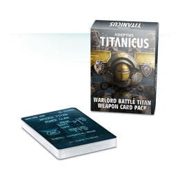 Adeptus Titanicus Warlord Battle Titan Weapon Card Pack - ADEPTUS TITANICUS
