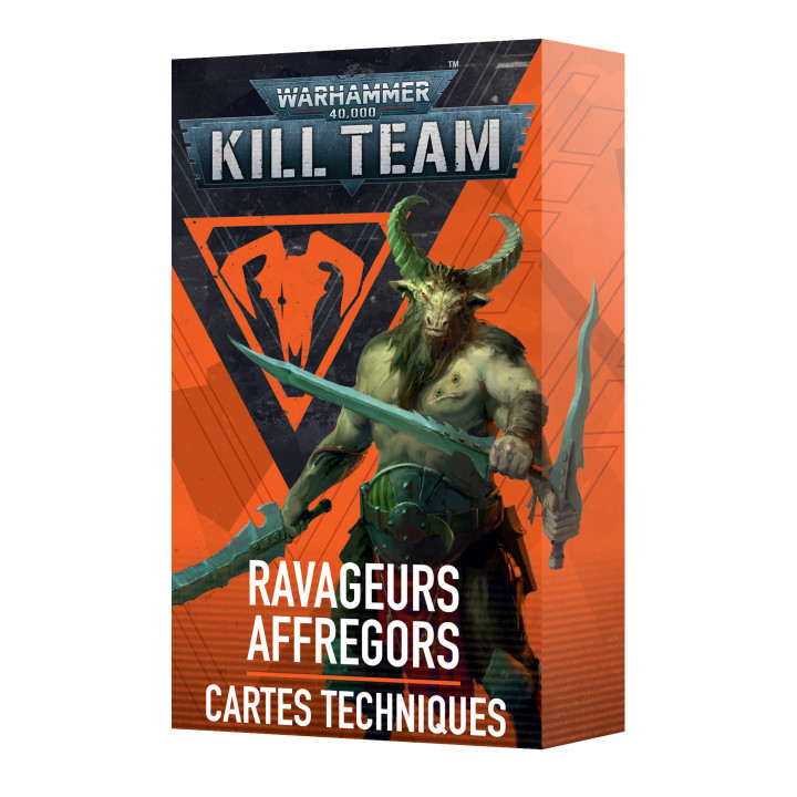 FIGURINES - Kill Team: Ravageurs Affregors – Cartes Techniques