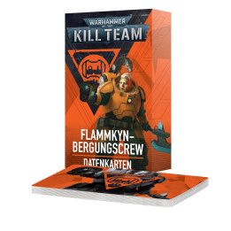 Kill Team: Flammkyn-Bergungscrew – Datenkarten - SPIELKISTEN