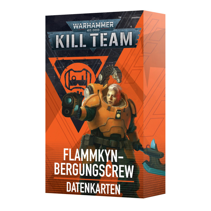 Kill Team: Flammkyn-Bergungscrew – Datenkarten - SPIELKISTEN