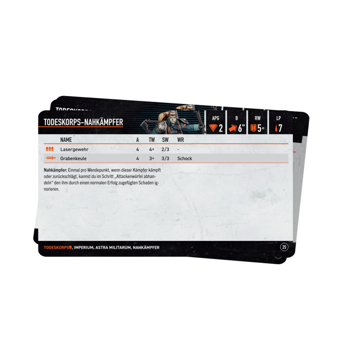 Kill Team: Death Korps – Datacards (Deutsch) - FIGURE