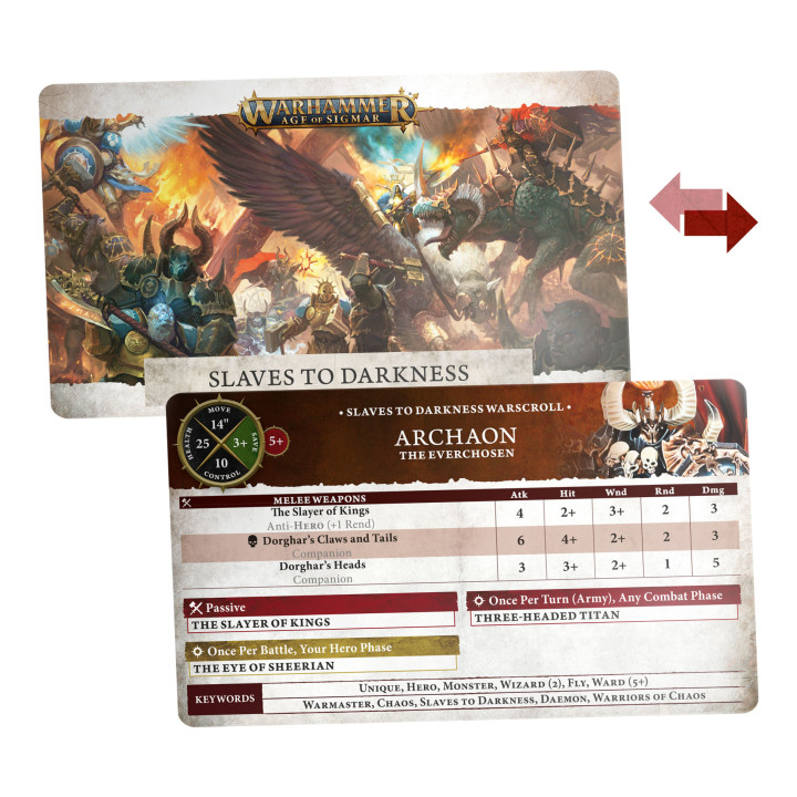 Warscroll Cards: Slaves to Darkness - BATTLETOME