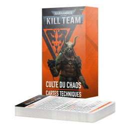 FIGURINES - Kill Team: Culte du Chaos – Cartes Techniques