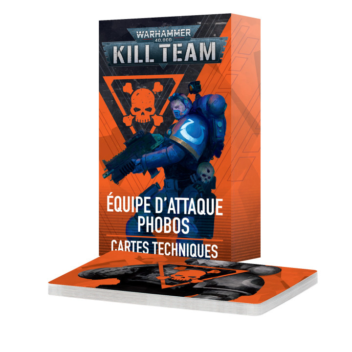 FIGURINES - Kill Team: Équipe d'Attaque Phobos – Cartes Techniques