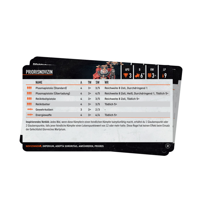 KILL TEAM - Kill Team: Novitiates – Datacards