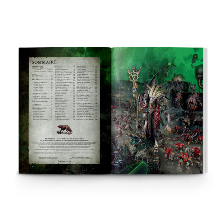 FIGURINES - Tome de Bataille du Chaos: Skaven