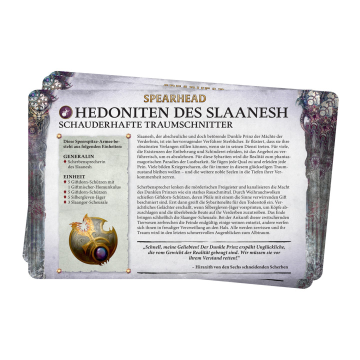 Faction Pack: Hedonites of Slaanesh (Deutsch) - MINIS