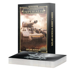 LEGIONS IMPERIALIS - Legions Imperialis: Solar Auxilia Army Cards Pack